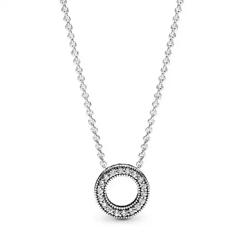 1-1-1-25-opt 500x-Ženska-ogrlica-od-srebra Ženska ogrlica od srebra u obliku manjeg kruga, 46 cm - Image 1