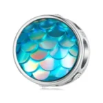 Privjesak za narukvicu okrugli u plavoj boji