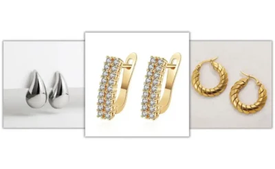 Ženske naušnice od čelika, kvalitetne