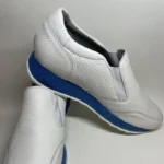 Kožne ženske tene, boja bijela bez pertli