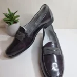 Kožne ženske cipelice, lakirane, boja ljubičasta