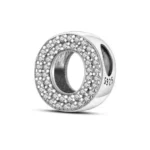 Privjesak za narukvicu, slovo O sa cirkonima