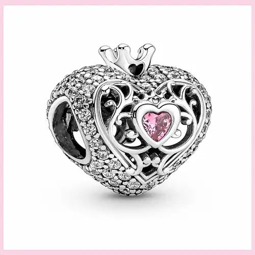 1-5-6-6 Privjesak za narukvicu, srce - Image 1