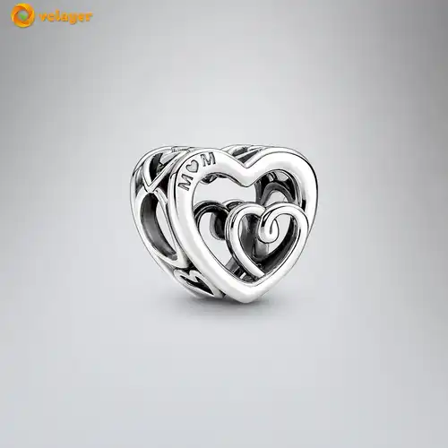 1-5-6-9 Privjesak za narukvicu, srce - Image 1