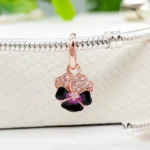 Privjesak za narukvicu, rose gold viseći u obliku cvijeta