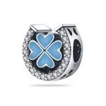 Privjesak za narukvicu, djetelina, potkovica za sreću