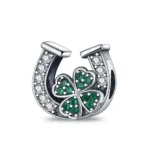 Privjesak za narukvicu, djetelina, potkovica za sreću