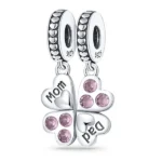 Privjesak za narukvicu, djetelina, potkovica za sreću