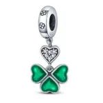 Privjesak za narukvicu, djetelina, potkovica za sreću