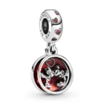 Privjesak za narukvicu Disney, Mickey and Minnie Love and kisses