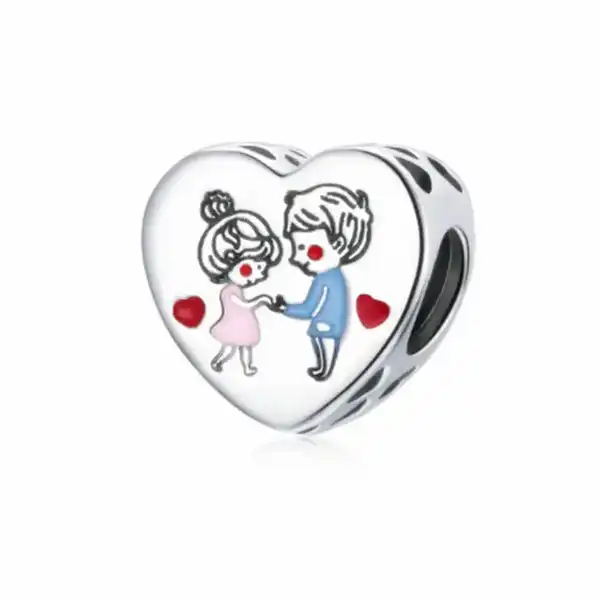 6-opt Privjesak za narukvicu sa motivom ljubav - Image 1
